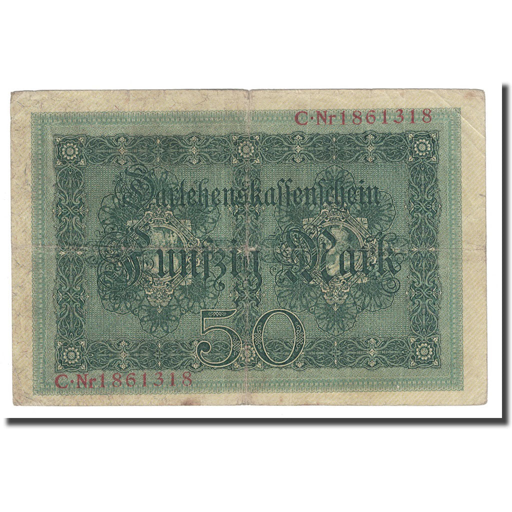 Banknote, Germany, 50 Mark, 1914, 1914-08-05, KM:49b, EF(40-45)