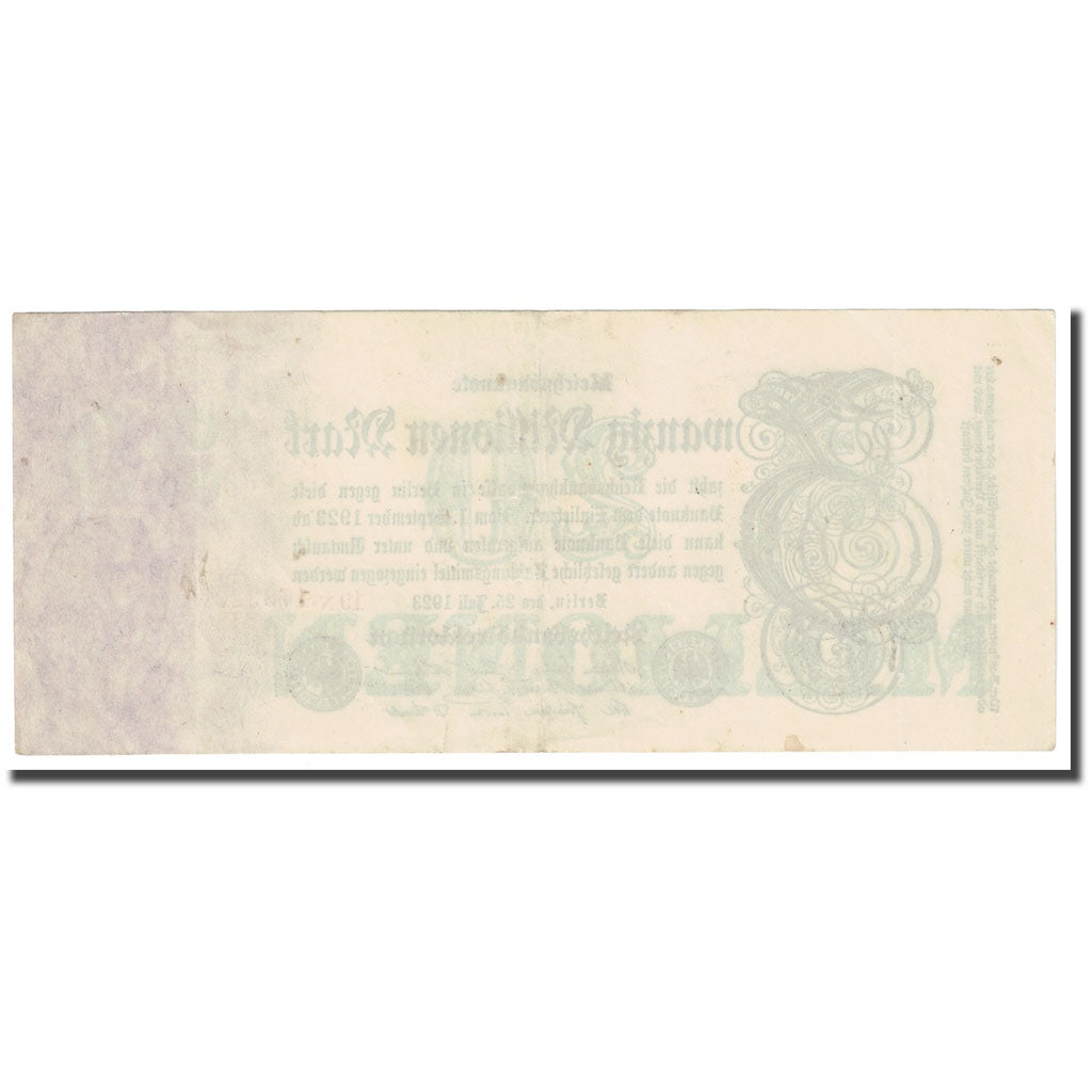 Banknote, Germany, 20 Millionen Mark, 1923, 1923-07-25, KM:97b, AU(50-53)