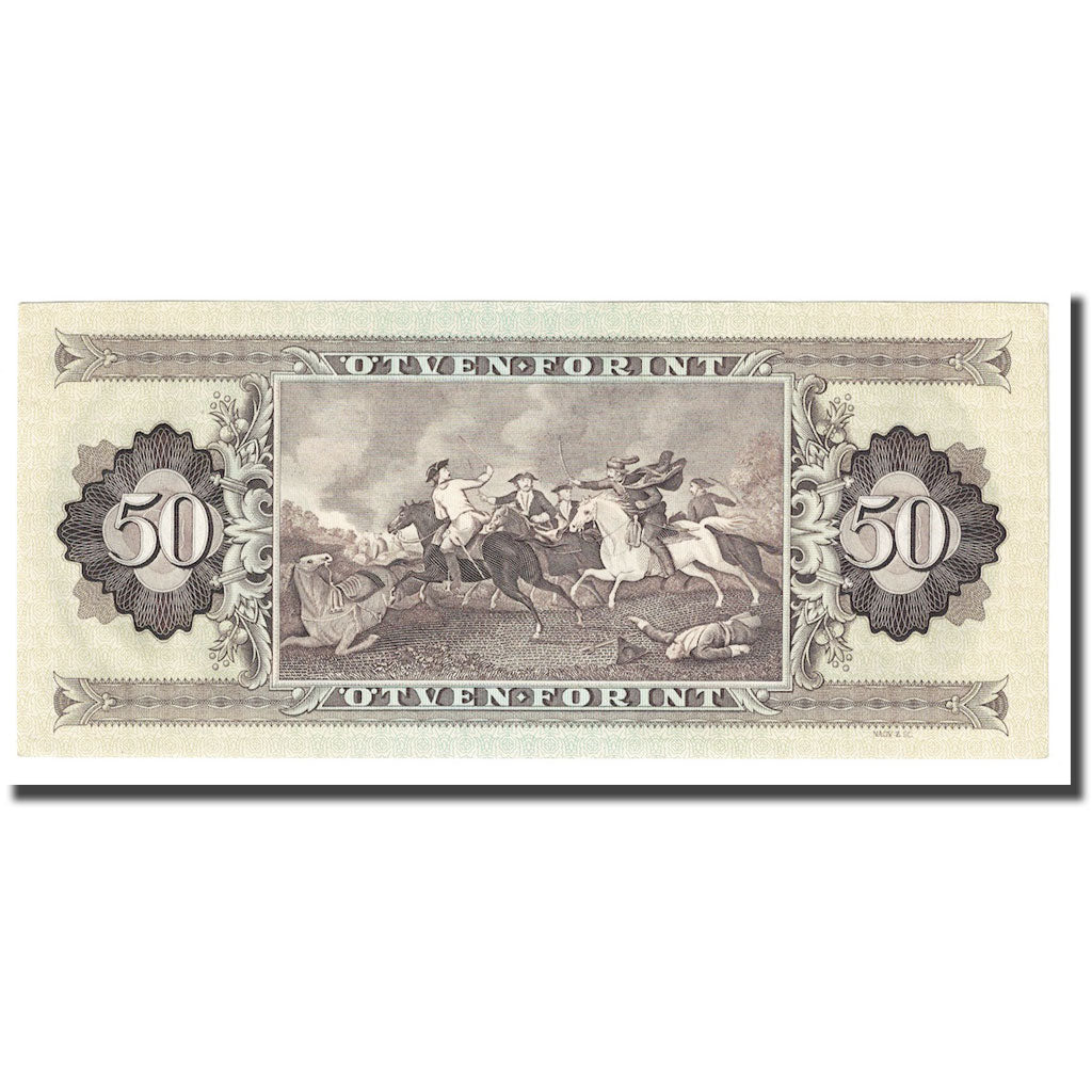 Banknote, Hungary, 50 Forint, 1989, 1989-01-10, KM:170h, UNC(65-70)