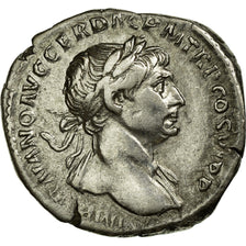 Coin, Trajan, Denarius, Roma, EF(40-45), Silver, Cohen:26