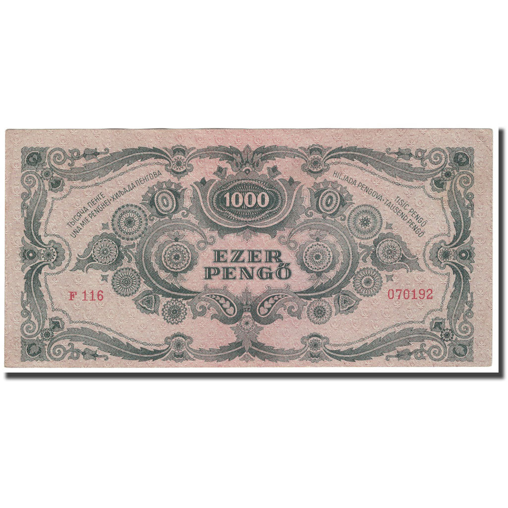 Banknote, Hungary, 1000 Pengö, 1945, 1945-07-15, KM:118b, UNC(63)