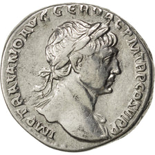Trajan, Denarius, Roma, EF(40-45), Silver, Cohen #26, 3.50
