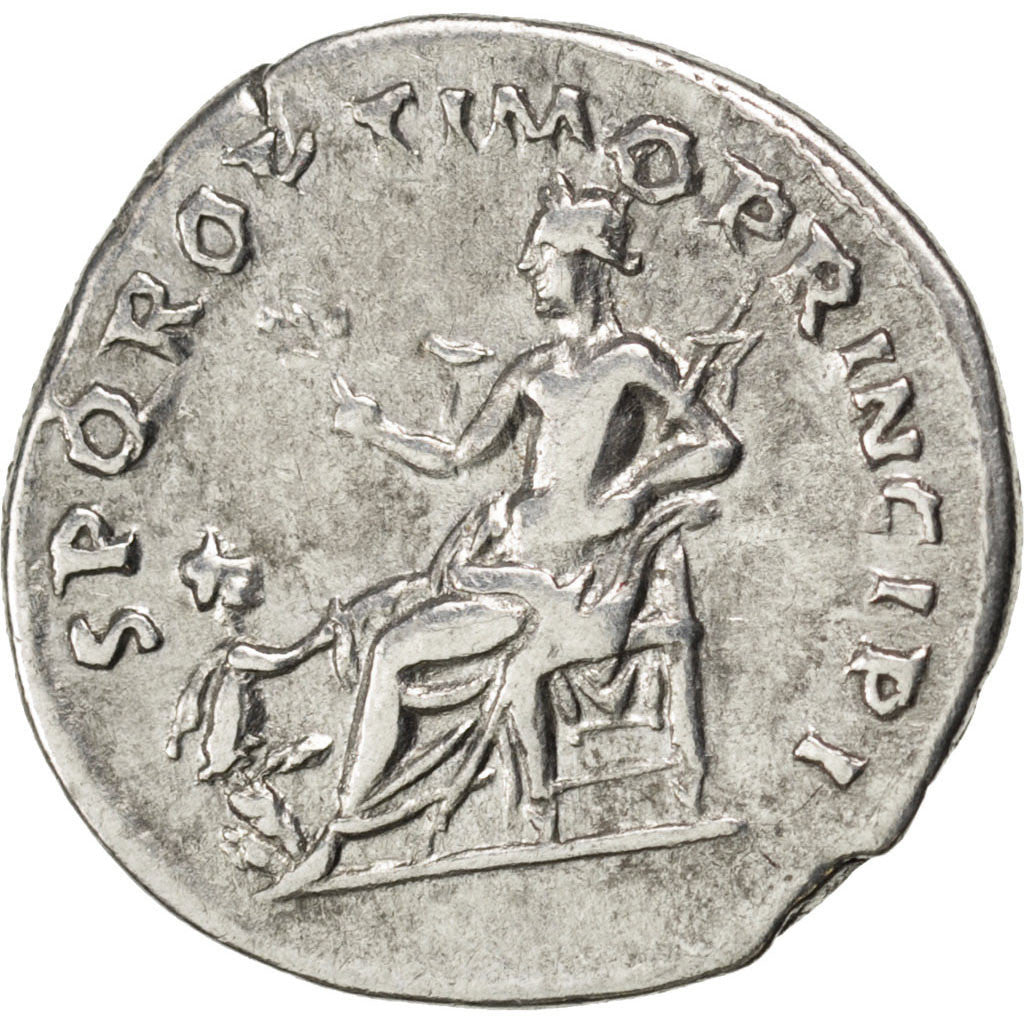 Trajan, Denarius, Roma, AU(50-53), Silver, Cohen #417, 3.40