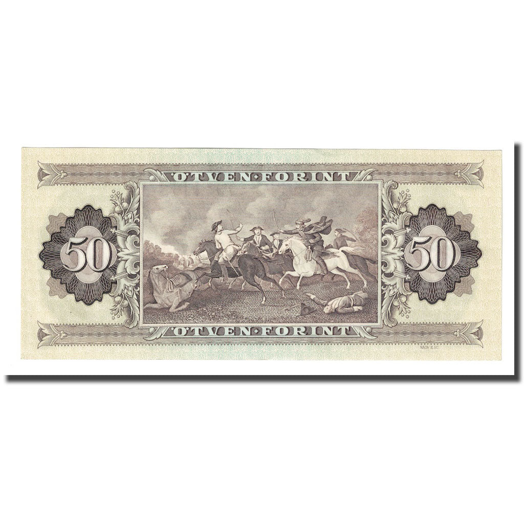 Banknote, Hungary, 50 Forint, 1989, 1989-01-10, KM:170h, UNC(65-70)
