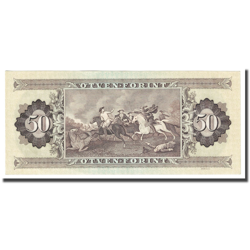 Banknote, Hungary, 50 Forint, 1989, 1989-01-10, KM:170h, UNC(65-70)