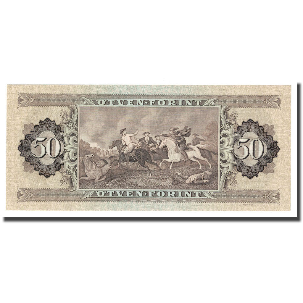 Banknote, Hungary, 50 Forint, 1975, 1975-10-28, KM:170c, UNC(65-70)