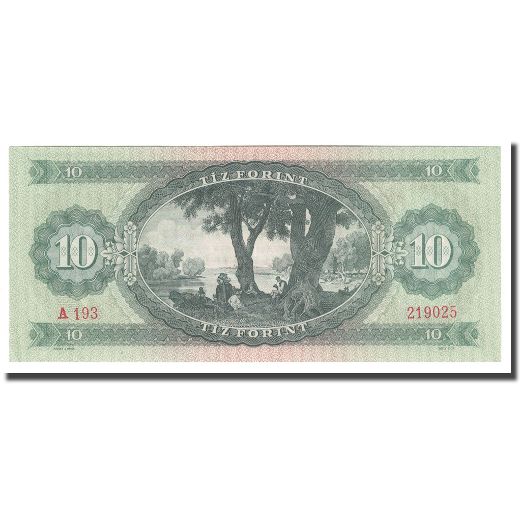 Banknote, Hungary, 10 Forint, 1962, 1962-10-12, KM:168c, UNC(64)