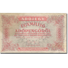 Banknote, Hungary, 1,000,000 (Egymillió) Adópengö, 1946, 1946-05-25, KM:140c