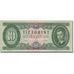 Banknote, Hungary, 10 Forint, 1962, 1962-10-12, KM:168c, UNC(65-70)