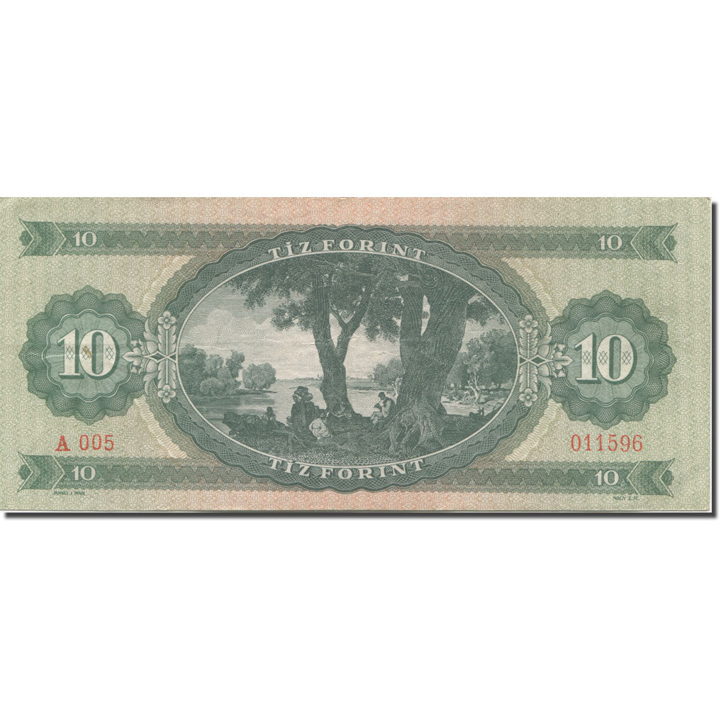 Banknote, Hungary, 10 Forint, 1960, 1960-08-24, KM:168b, UNC(64)