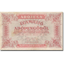 Banknote, Hungary, 1,000,000 (Egymillió) Adópengö, 1946, 1946-05-25, KM:140c