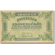 Banconote, Ungheria, 50,000 (Ötvenezer) Adópengö, 1946, 1946-05-25, KM:138b
