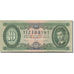 Banconote, Ungheria, 10 Forint, 1962, 1962-10-12, KM:168c, FDS