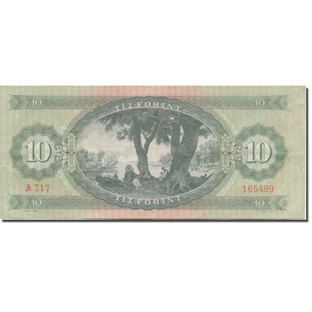 Banknote, Hungary, 10 Forint, 1962, 1962-10-12, KM:168c, UNC(63)