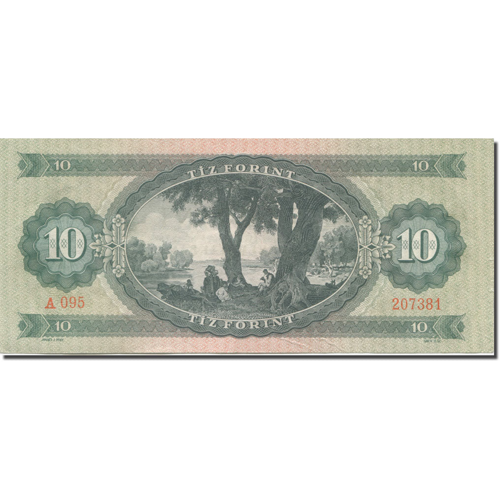 Banknote, Hungary, 10 Forint, 1962, 1962-10-12, KM:168c, UNC(65-70)