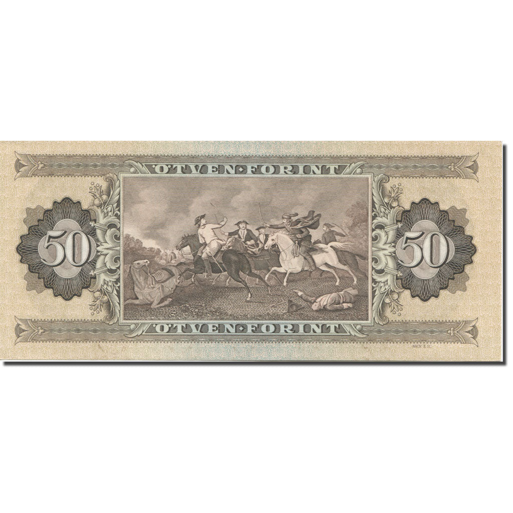 Banknote, Hungary, 50 Forint, 1975, 1975-10-28, KM:170c, UNC(65-70)