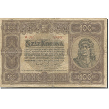 Nota, Hungria, 100 Korona, 1920, 1920-01-01, KM:63, VF(30-35)
