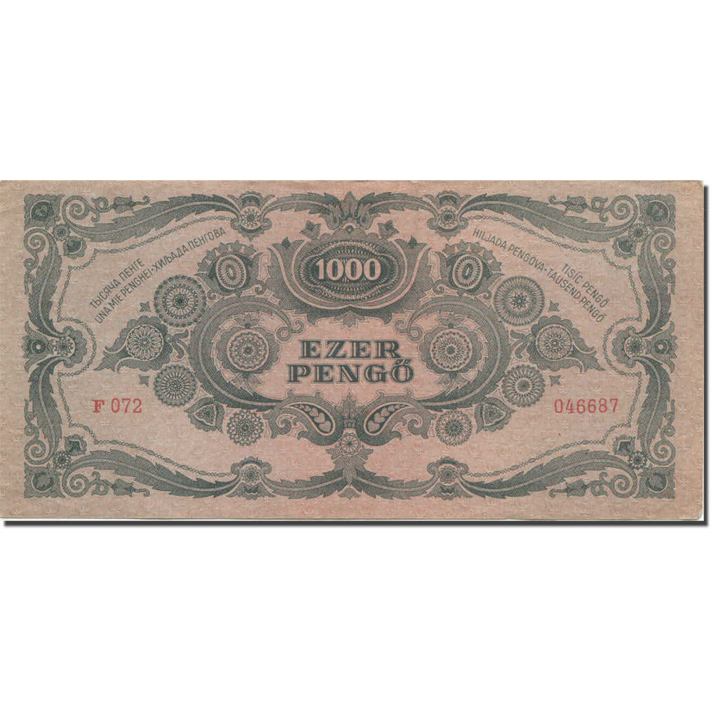Banknote, Hungary, 1000 Pengö, 1945, 1945-07-15, KM:118b, UNC(60-62)