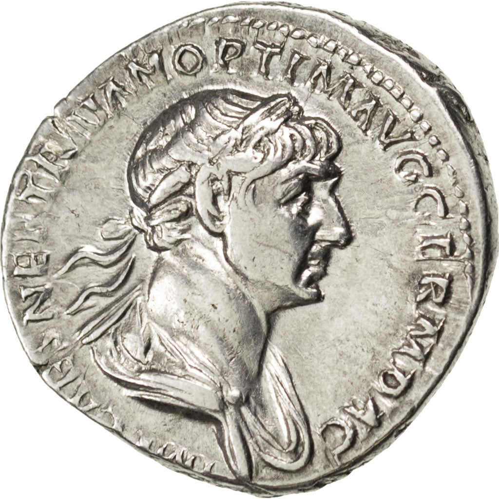 Trajan, Denarius, Roma, EF(40-45), Silver, Cohen #193, 3.50