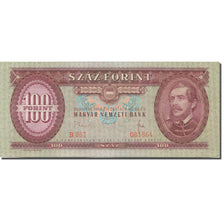 Banknote, Hungary, 100 Forint, 1968, 1968-10-24, KM:171d, UNC(64)