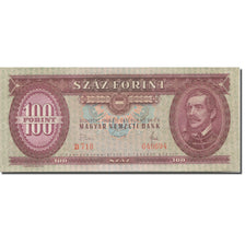 Banknote, Hungary, 100 Forint, 1968, 1968-10-24, KM:171d, UNC(65-70)