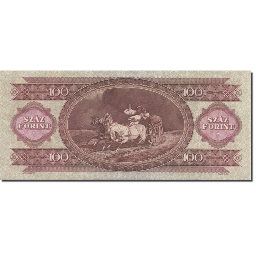 Billet, Hongrie, 100 Forint, 1968, 1968-10-24, KM:171d, NEUF