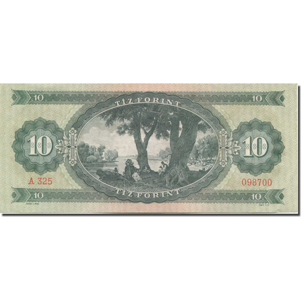 Banknote, Hungary, 10 Forint, 1960, 1960-08-24, KM:168b, UNC(65-70)