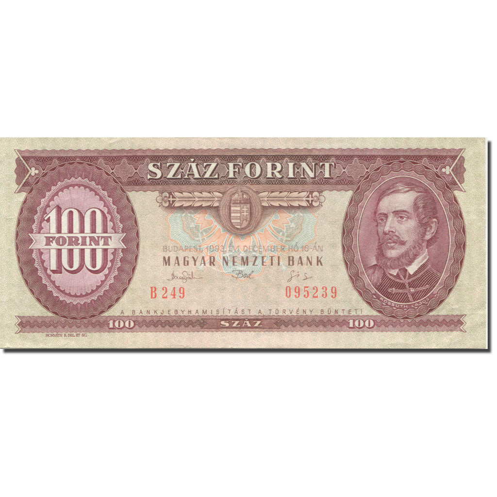 Banknote, Hungary, 100 Forint, 1993, 1993-12-16, KM:174b, UNC(64)