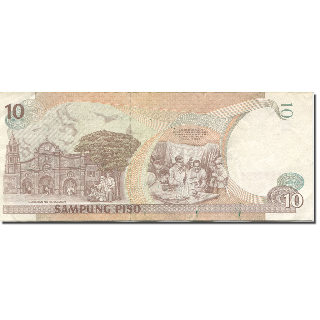 Banknote, Philippines, 10 Piso, 1998, KM:187d, UNC(60-62)