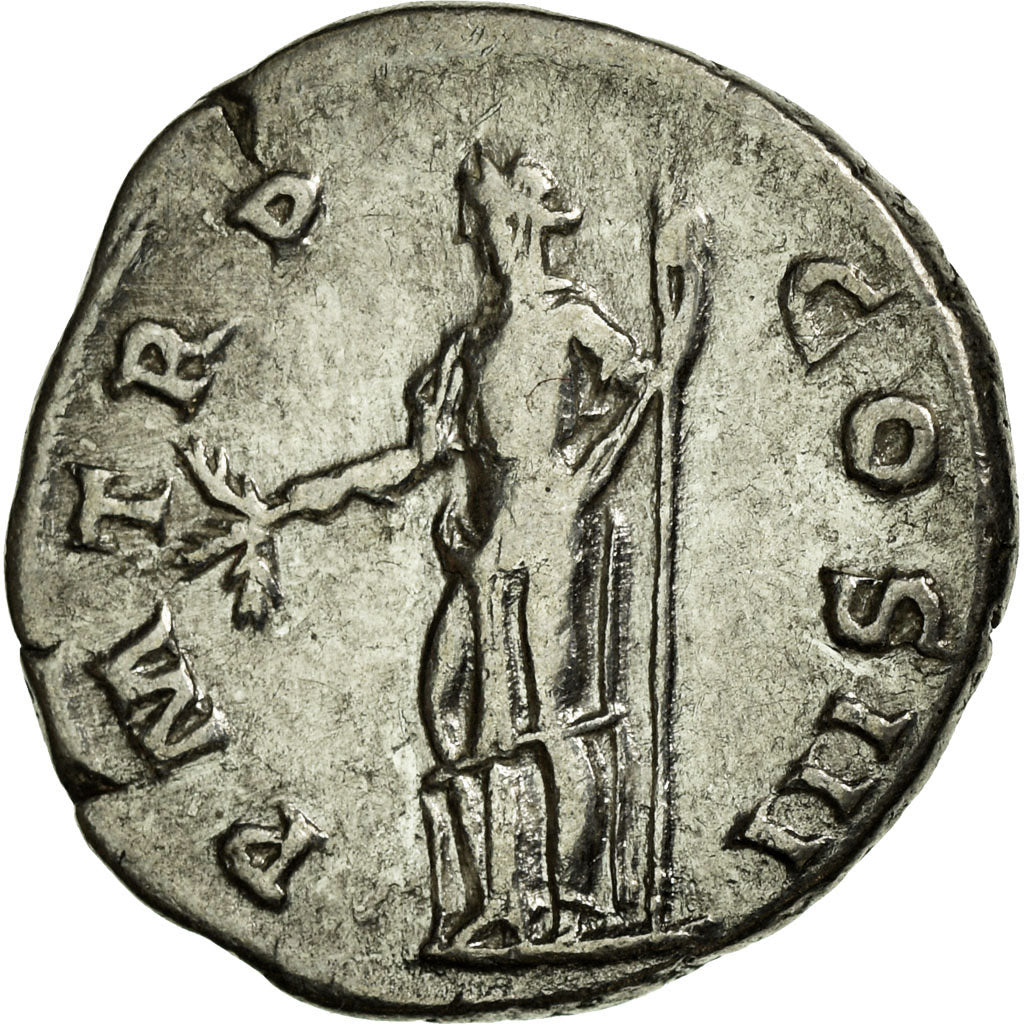 Coin, Hadrian, Denarius, EF(40-45), Silver