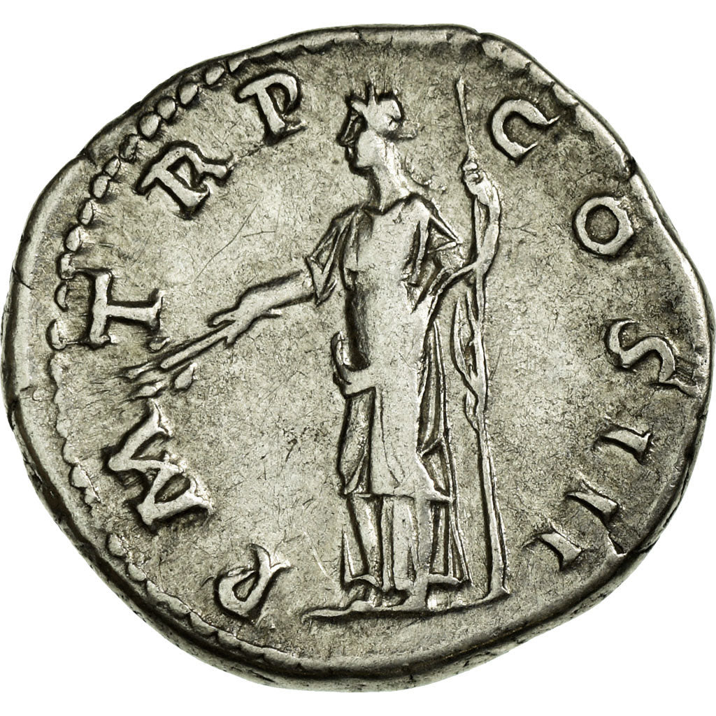 Moneta, Hadrian, Denarius, AU(50-53), Srebro, Cohen:1140