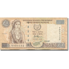 Banknote, Cyprus, 1 Pound, 1997, 1997-10-01, KM:60a, AU(50-53)