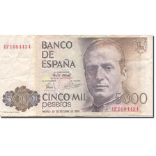 Banknote, Spain, 5000 Pesetas, 1979, 1979-10-23, KM:160, AU(50-53)