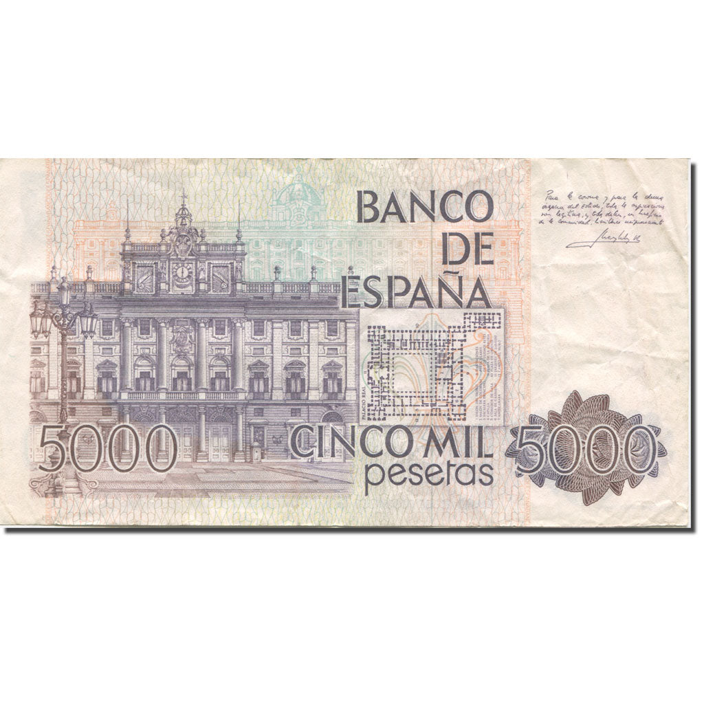 Banknote, Spain, 5000 Pesetas, 1979, 1979-10-23, KM:160, AU(50-53)