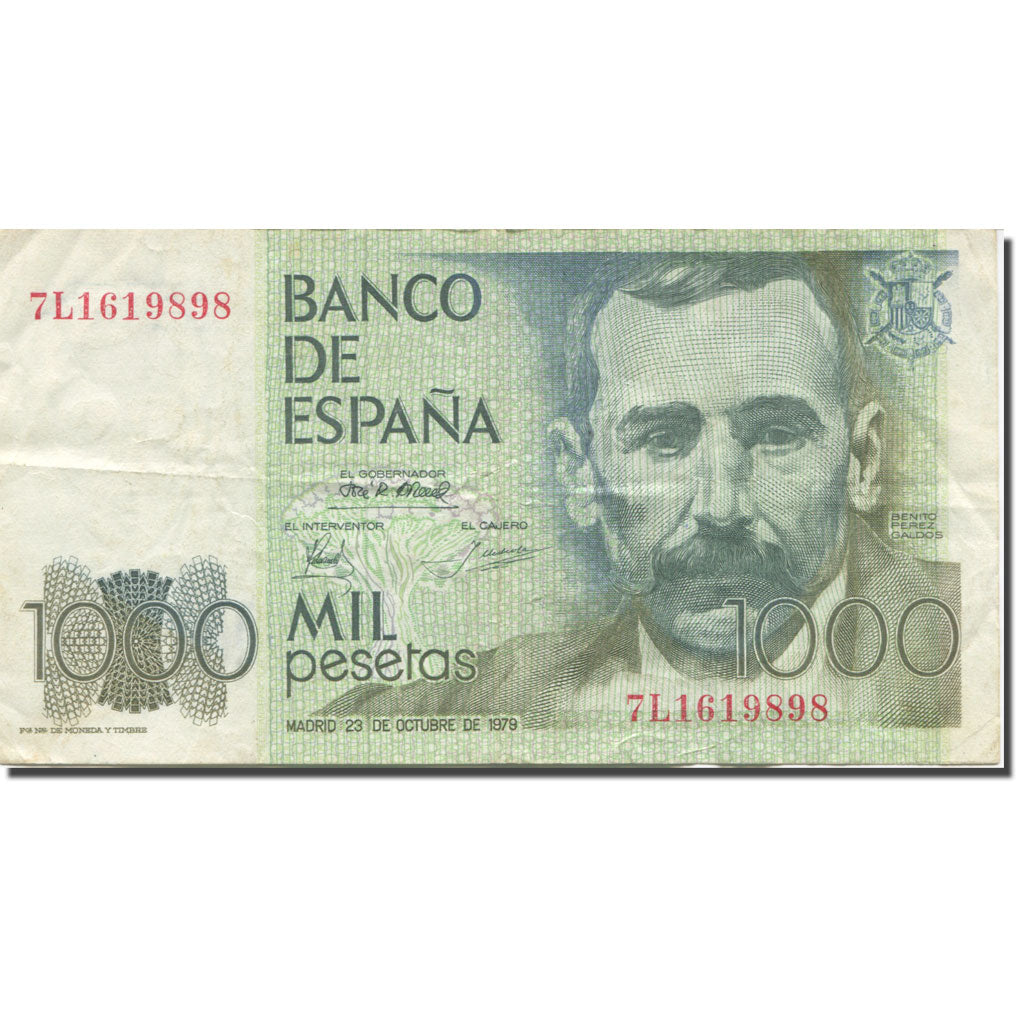 Banknote, Spain, 1000 Pesetas, 1979, 1979-10-23, KM:158, EF(40-45)