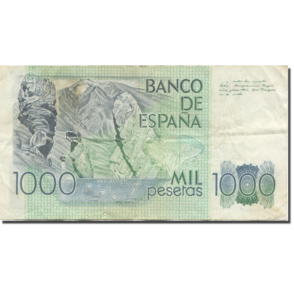 Banknote, Spain, 1000 Pesetas, 1979, 1979-10-23, KM:158, EF(40-45)