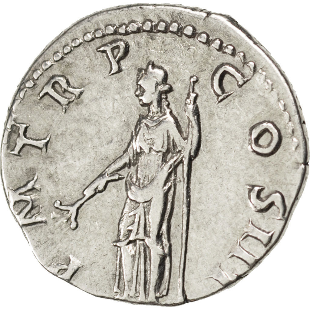 Hadrian, Denarius, AU(50-53), Silver, Cohen #1140, 3.70