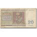 Banknote, Belgium, 20 Francs, 1950, 1950-07-01, KM:132a, VF(30-35)