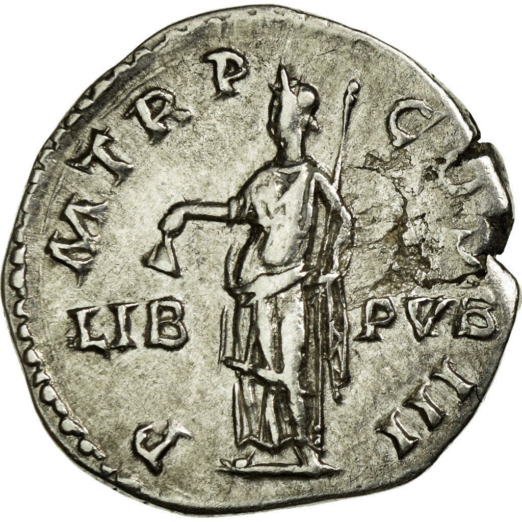 Monnaie, Hadrien, Denier, TTB+, Argent, Cohen:906