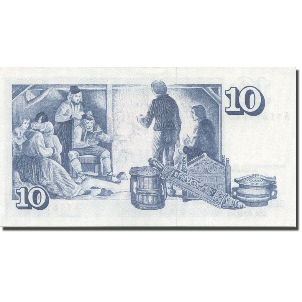 Banknote, Iceland, 10 Kronur, 1961, 1961-03-29, KM:48a, UNC(65-70)