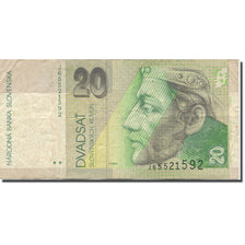 Banknote, Slovakia, 20 Korun, 1993-2006, KM:20e, VF(30-35)