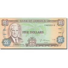 Banknote, Jamaica, 5 Dollars, 1991, 1991-07-01, KM:70d, UNC(65-70)