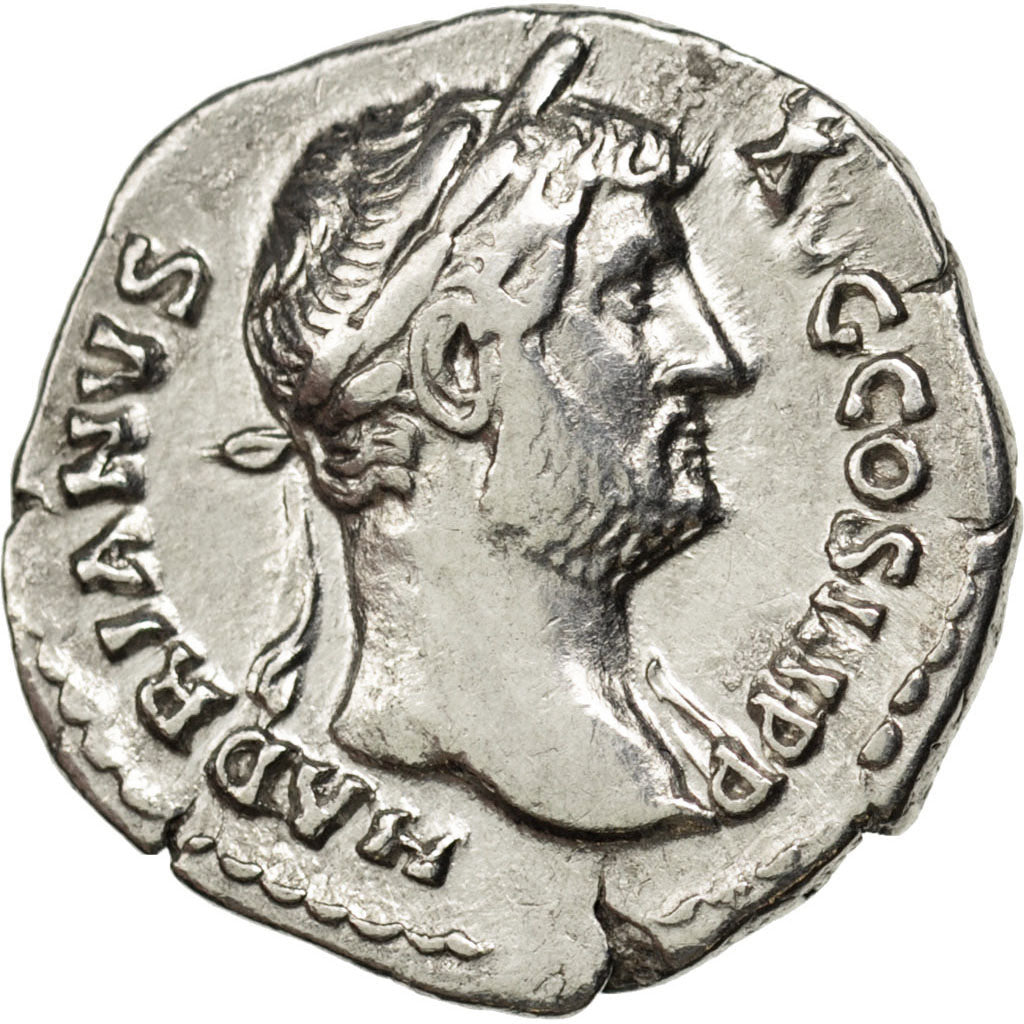 Hadrian, Denarius, AU(50-53), Silver, Cohen #717, 2.90
