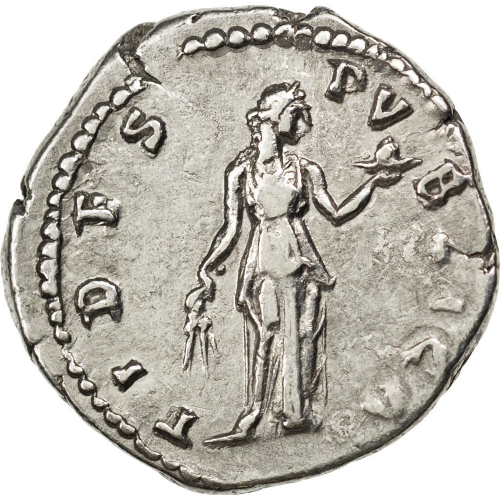 Hadrian, Denarius, AU(50-53), Silver, Cohen #717, 2.90
