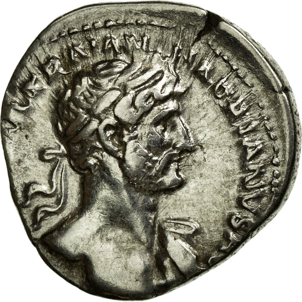 Coin, Hadrian, Denarius, AU(50-53), Silver, Cohen:1014