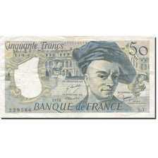 Frankreich, 50 Francs, Quentin de La Tour, 1976, VZ, Fayette:67.1, KM:152a
