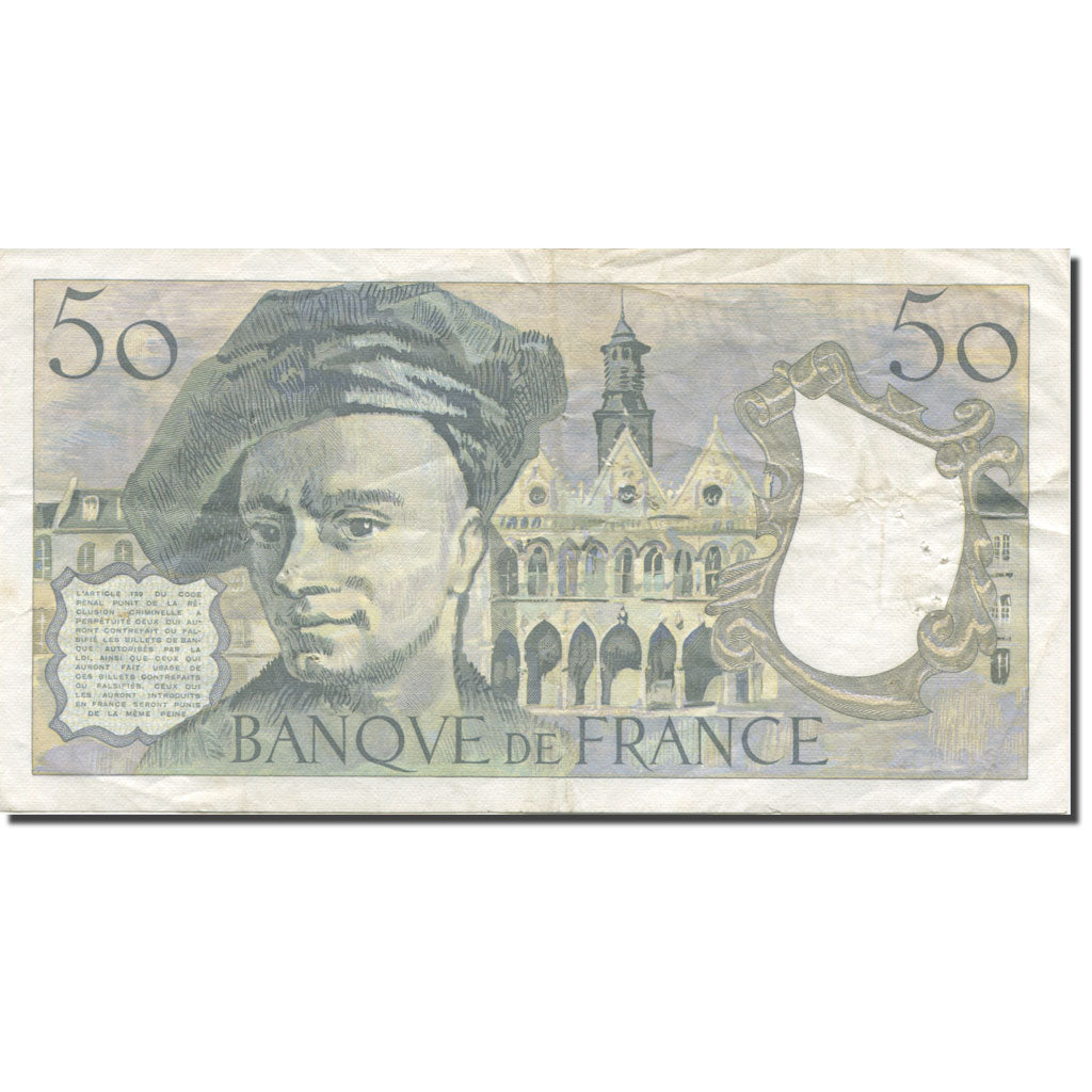 Frankreich, 50 Francs, Quentin de La Tour, 1976, VZ, Fayette:67.1, KM:152a