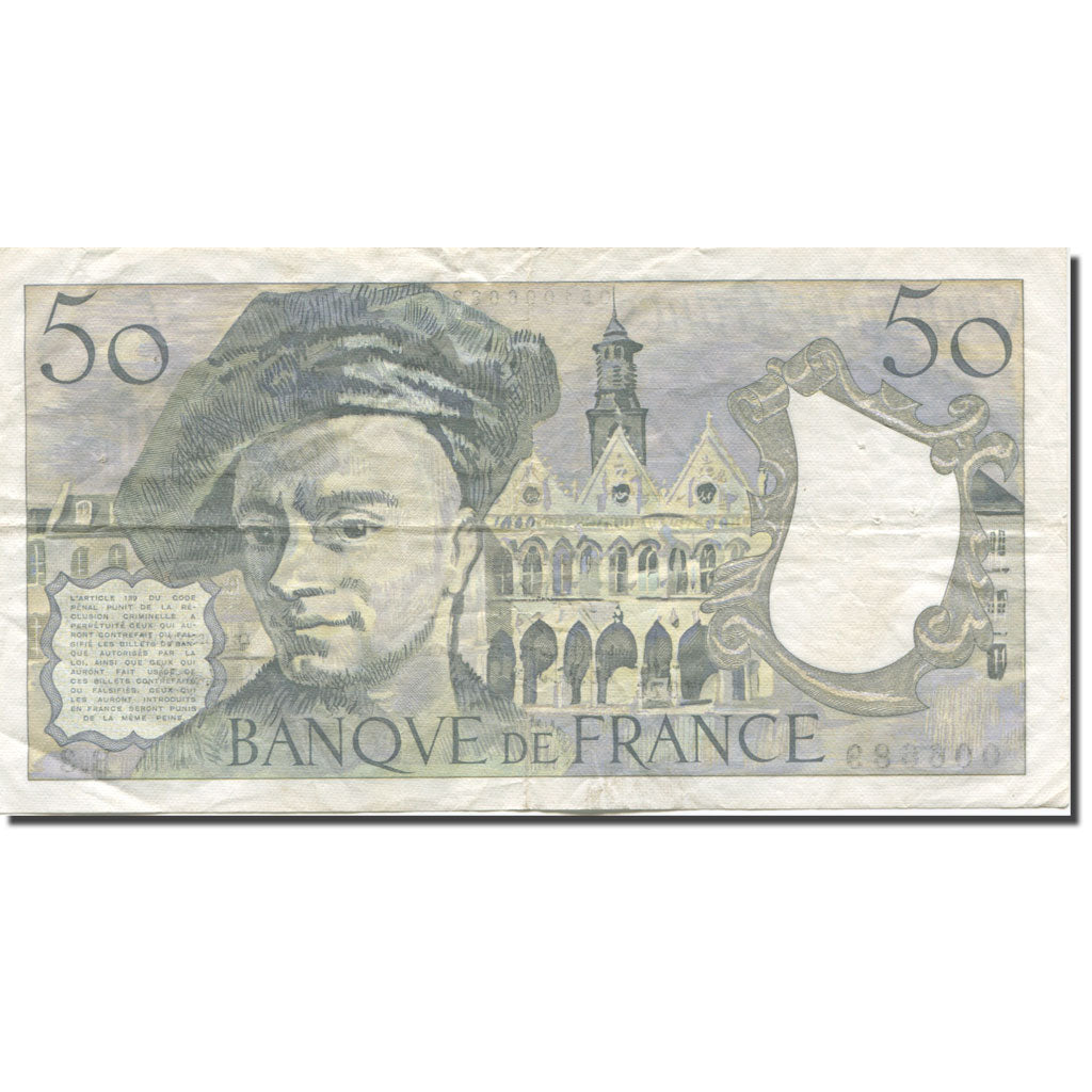 Frankrijk, 50 Francs, Quentin de La Tour, 1976, SUP, Fayette:67.1, KM:152a
