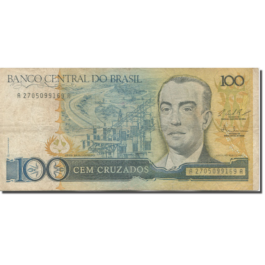Banconote, Brasile, 100 Cruzados, Undated (1986-88), KM:211c, BB