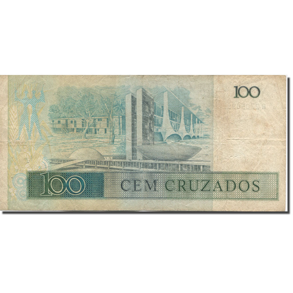 Banconote, Brasile, 100 Cruzados, Undated (1986-88), KM:211c, BB